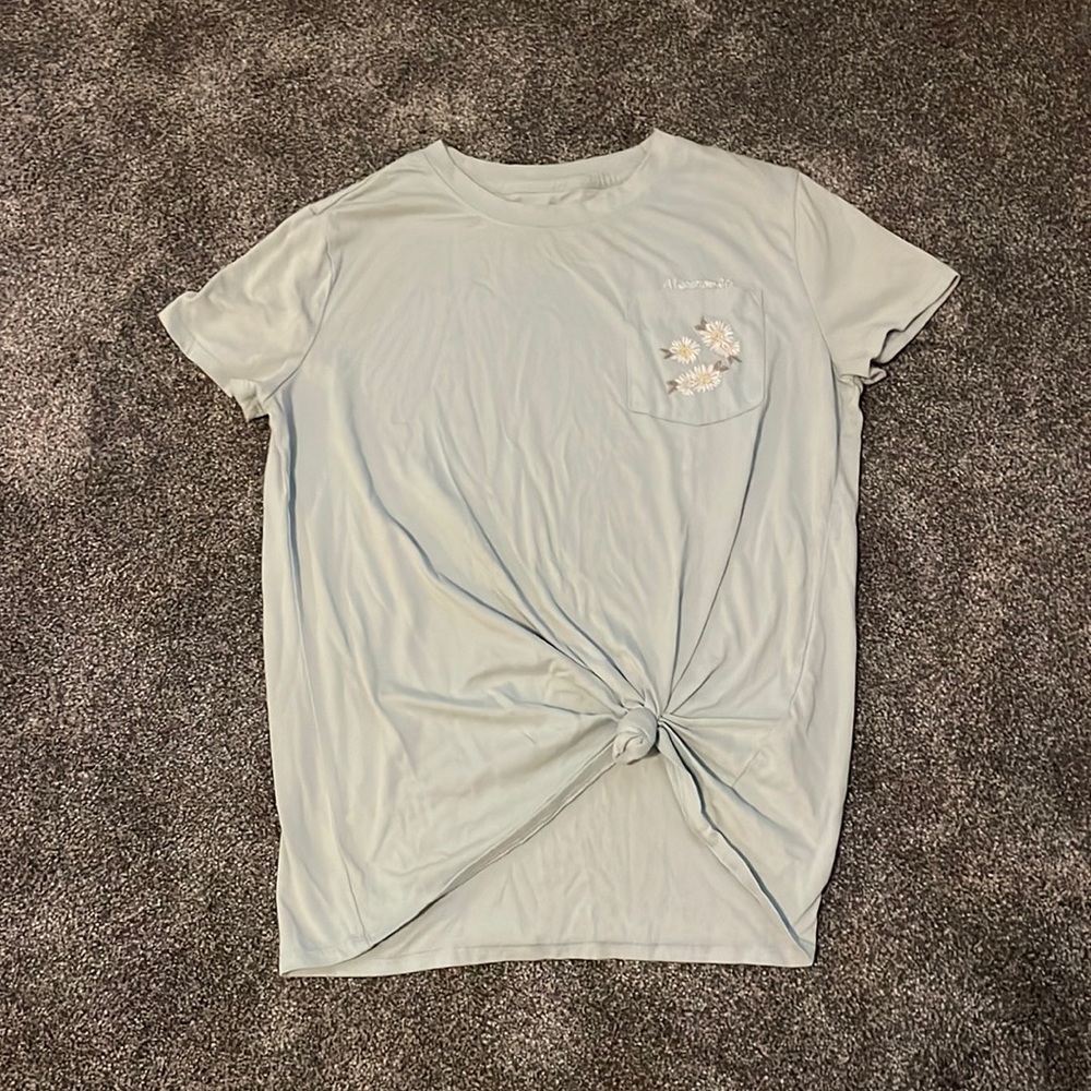 ABERCROMBIE KIDS - t shirt with tie and pocket